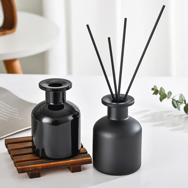 1 Pc 50Ml Home Fragrance Empty Bottle Rattan Purifying Air Aroma Diffuser Set Essential Oil Bottle for Room Office Decoration
