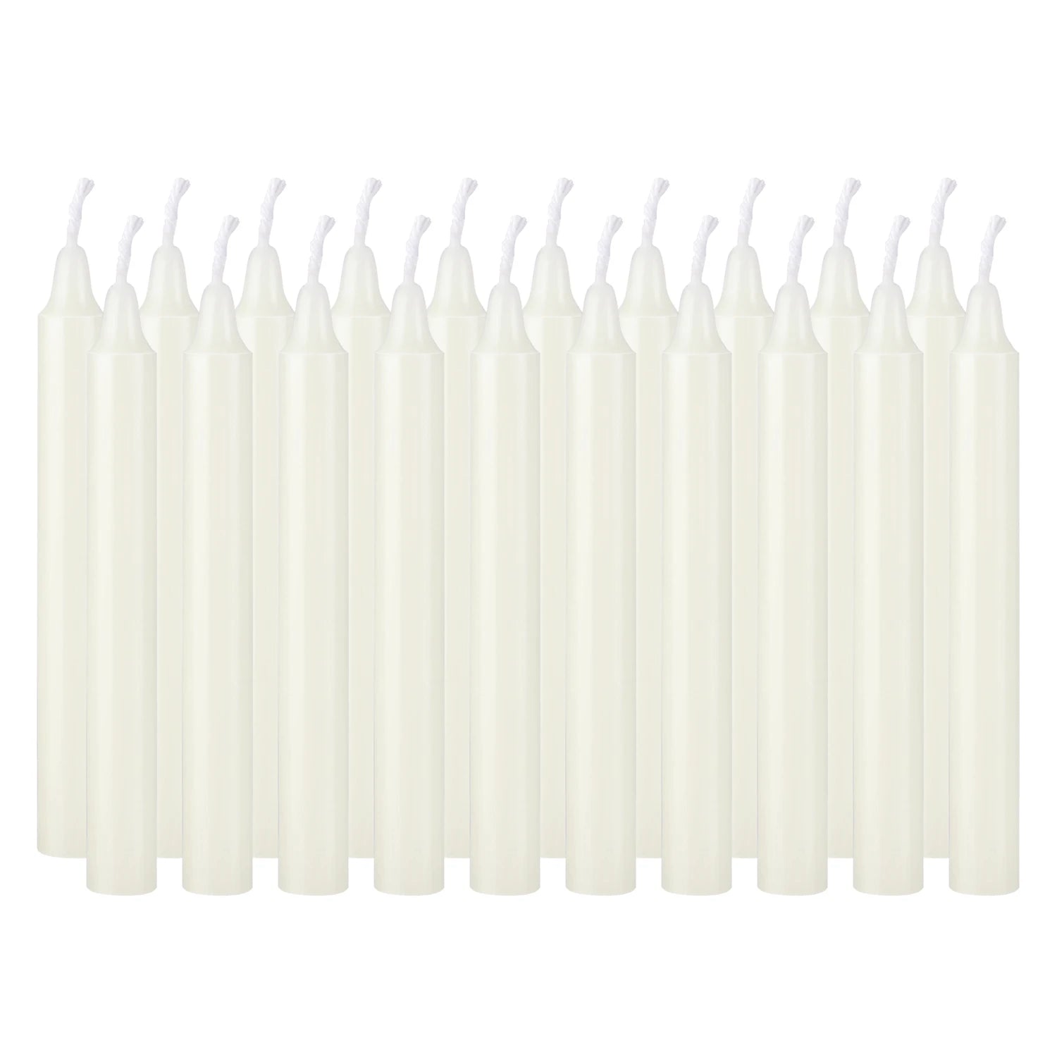 20 Ivory White 4-Inch Stick Candles, Drip-Free, Smokeless, Unscented, Household Dinner Candles, Hand-Poured, High-Quality, Suitable for Churches, Homes, Weddings, Parties, Seasonal Celebrations, Emergencies, and Home Decoration, Perfect for Thanksgiving, Valentine'S Day, Father'S Day, Mother'S Day, Teacher'S Day