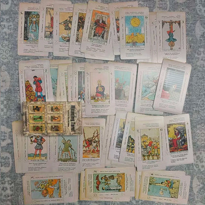 The Classic Tarot Cards Deck 78Pcs for Easy Beginners Fate Fortune Telling Party Tabletop Board Game Toy