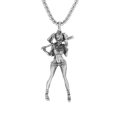 Magical Witchcraft Necklace Women'S Retro Blood Pack Detachable Witch Wand Pendant Men Women Cosplay Jewelry Gift