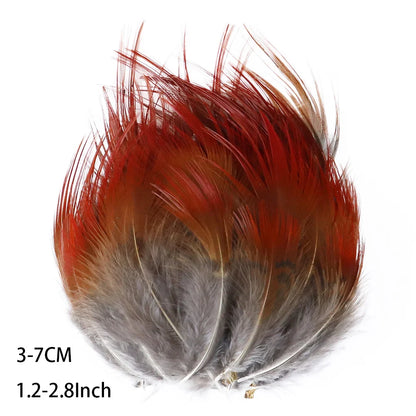 Pretty Natural Small Pheasant Feathers Chicken Feather for Crafts Earrings Making Accessories Decoration Peacock Plumes Wholesal