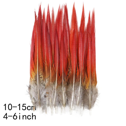 Pretty Natural Small Pheasant Feathers Chicken Feather for Crafts Earrings Making Accessories Decoration Peacock Plumes Wholesal