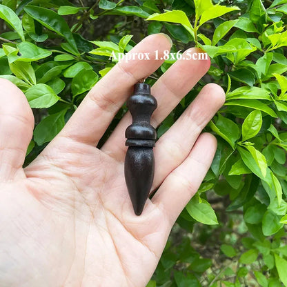 Wooden Pendulum for Divination Dowsing Natural Egyptian Wood Pendulums with Witness Meditation Dowser Spiritual Pendulos X145
