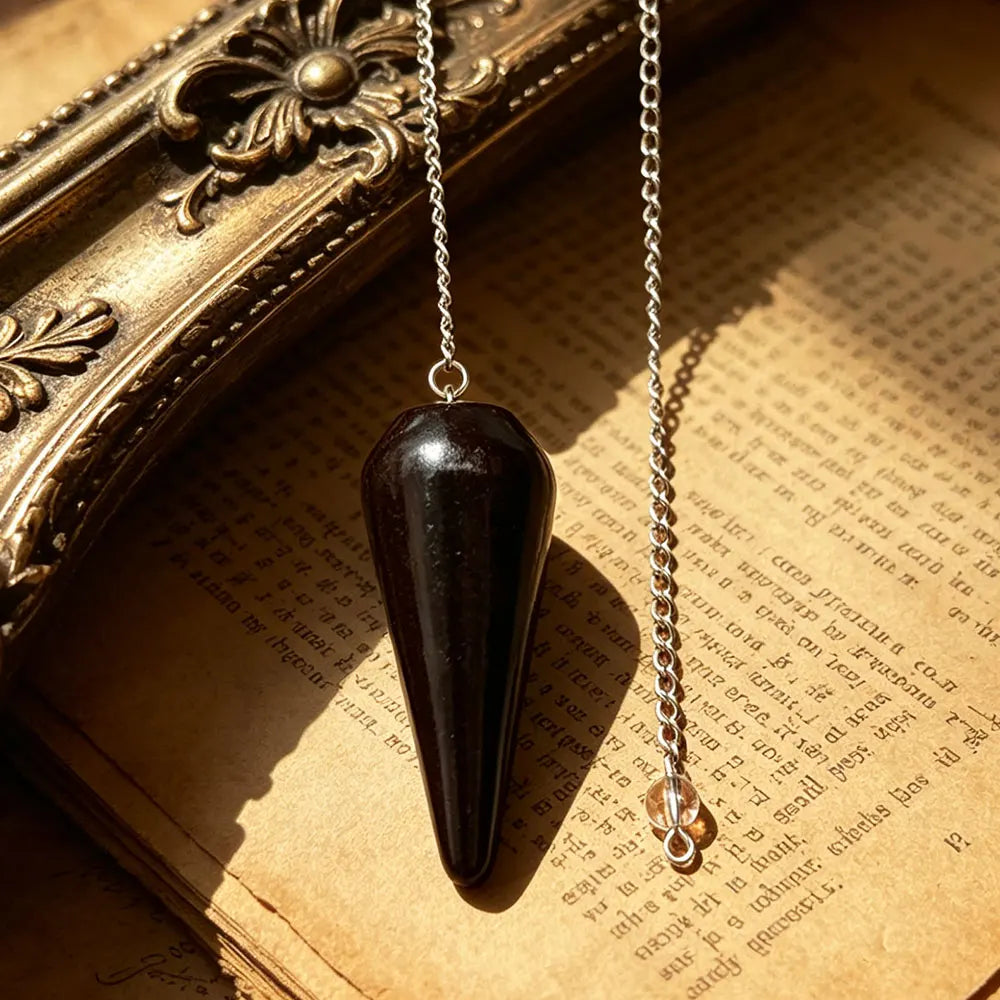 Wooden Pendulum for Divination Dowsing Natural Egyptian Wood Pendulums with Witness Meditation Dowser Spiritual Pendulos X145