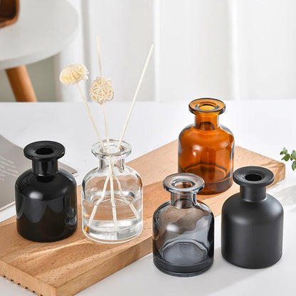 1 Pc 50Ml Home Fragrance Empty Bottle Rattan Purifying Air Aroma Diffuser Set Essential Oil Bottle for Room Office Decoration