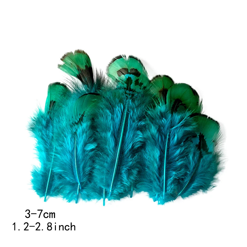 Pretty Natural Small Pheasant Feathers Chicken Feather for Crafts Earrings Making Accessories Decoration Peacock Plumes Wholesal