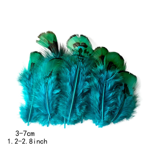 Pretty Natural Small Pheasant Feathers Chicken Feather for Crafts Earrings Making Accessories Decoration Peacock Plumes Wholesal