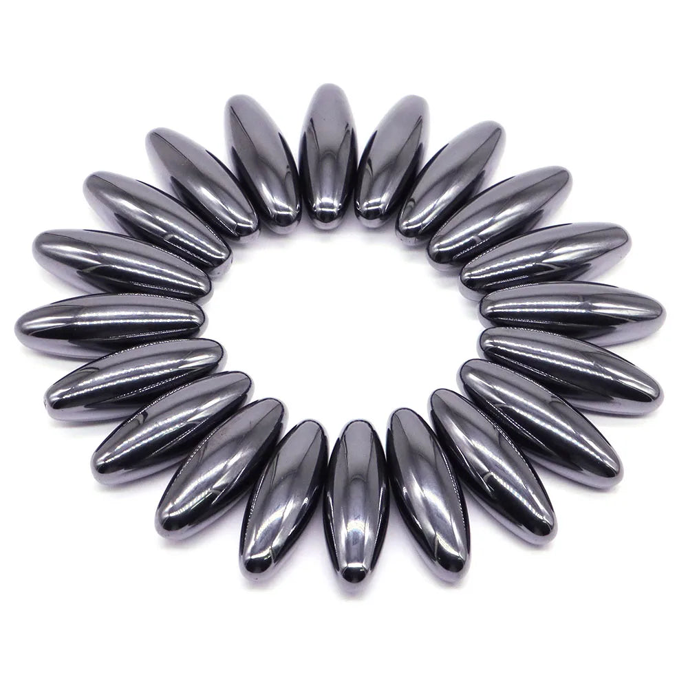 Black Lodestones Magnetite Tumbled Stones Wicca Massage Healing Energy Gemstones Natural Hematite Magnetic Oval Beads Home Decor