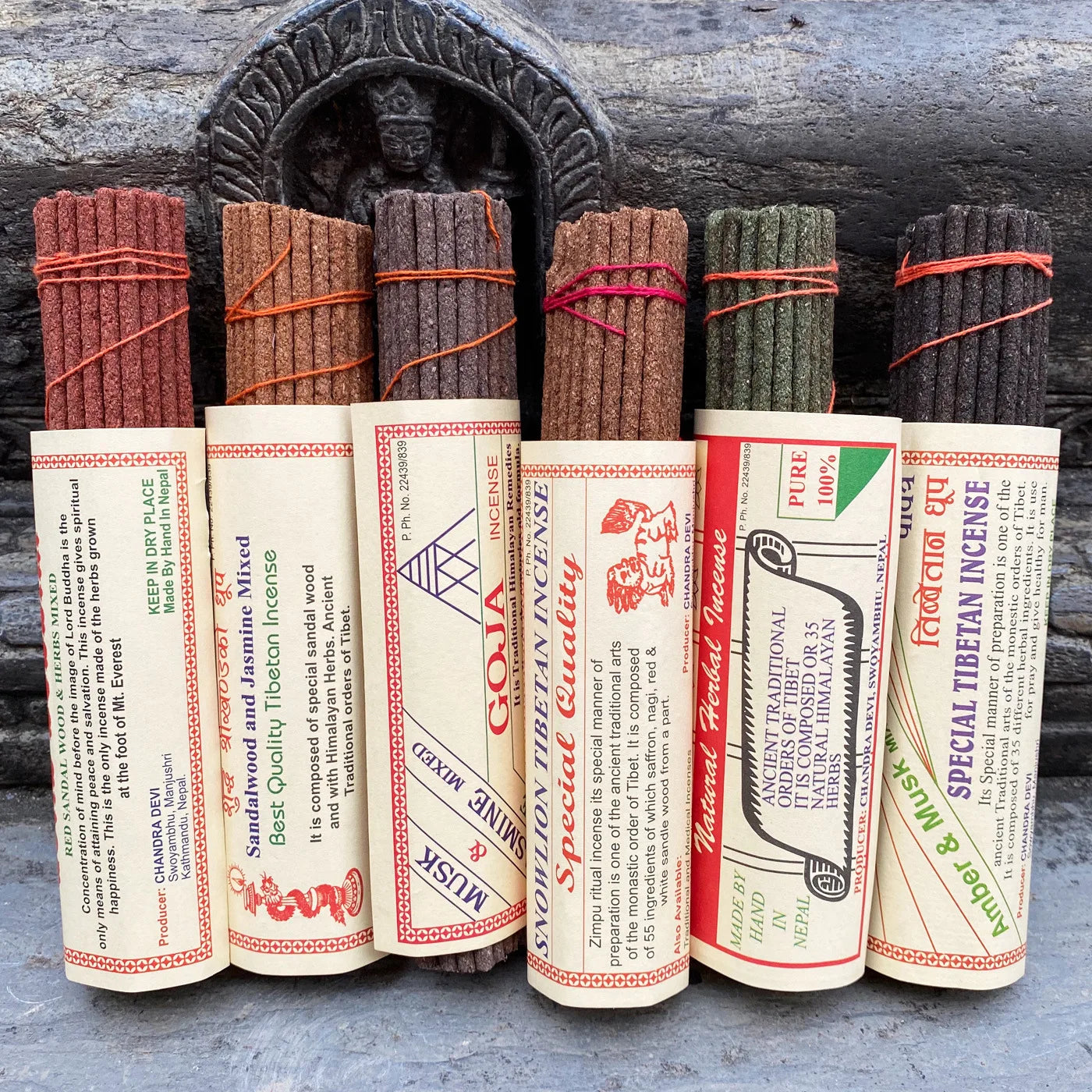 44PCS Tibetan Herbal Incense Sticks Long Lasting Aromatic Incense for Fragrance for Home Palo Santo Sandalwood