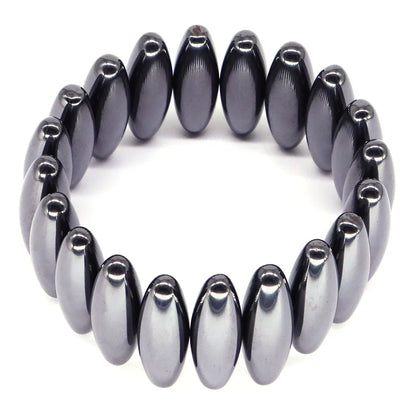 Black Lodestones Magnetite Tumbled Stones Wicca Massage Healing Energy Gemstones Natural Hematite Magnetic Oval Beads Home Decor