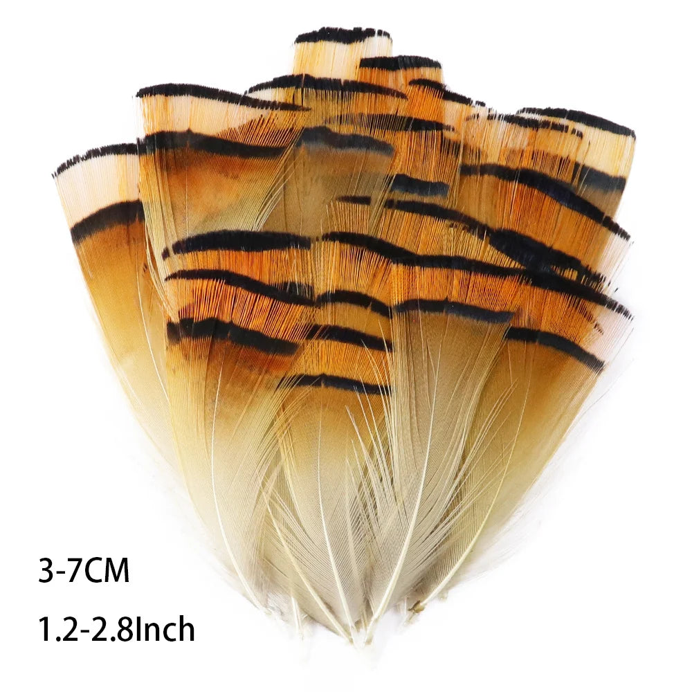 Pretty Natural Small Pheasant Feathers Chicken Feather for Crafts Earrings Making Accessories Decoration Peacock Plumes Wholesal