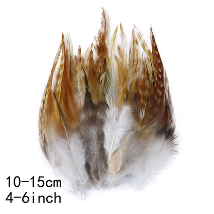 Pretty Natural Small Pheasant Feathers Chicken Feather for Crafts Earrings Making Accessories Decoration Peacock Plumes Wholesal