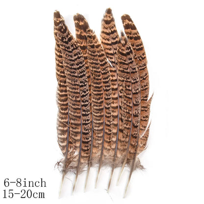 Pretty Natural Small Pheasant Feathers Chicken Feather for Crafts Earrings Making Accessories Decoration Peacock Plumes Wholesal