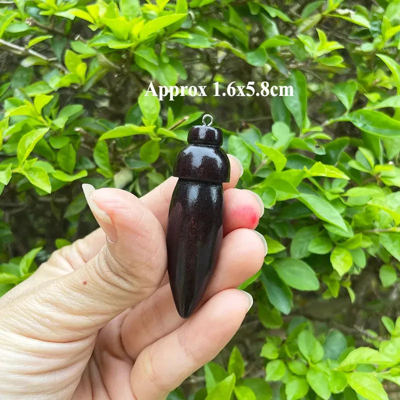 Wooden Pendulum for Divination Dowsing Natural Egyptian Wood Pendulums with Witness Meditation Dowser Spiritual Pendulos X145