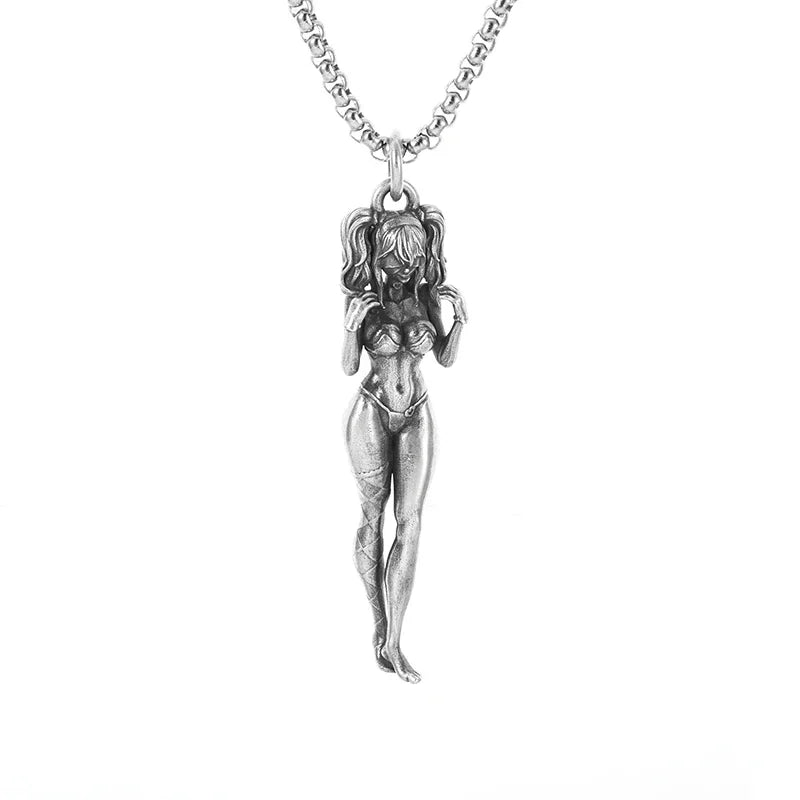 Magical Witchcraft Necklace Women'S Retro Blood Pack Detachable Witch Wand Pendant Men Women Cosplay Jewelry Gift