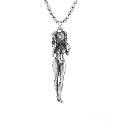Magical Witchcraft Necklace Women'S Retro Blood Pack Detachable Witch Wand Pendant Men Women Cosplay Jewelry Gift