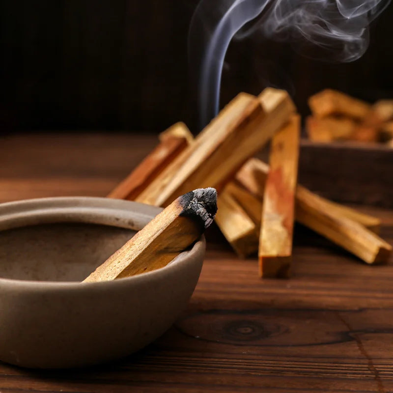 Peru Palo Santo Premium Holy Wood Incense Stick Santo High Resin Purifying Cleansing Meditating Sandal Wood Stick Home Fragrance