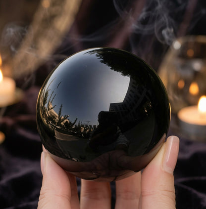 Black Obsidian Sphere