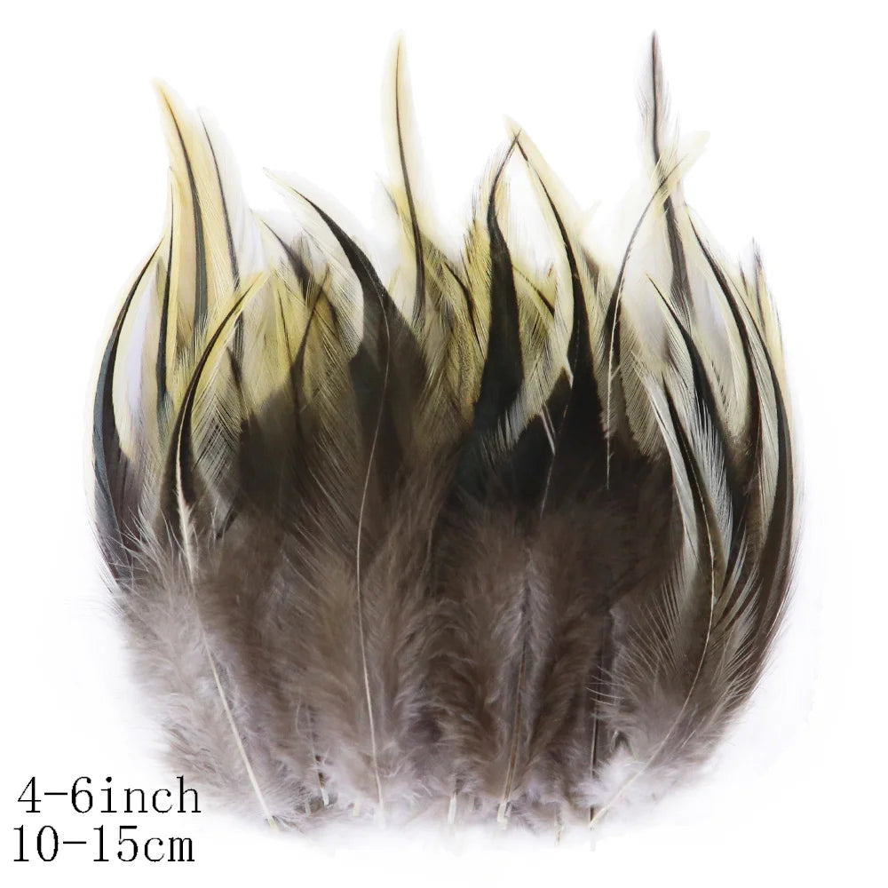 Pretty Natural Small Pheasant Feathers Chicken Feather for Crafts Earrings Making Accessories Decoration Peacock Plumes Wholesal
